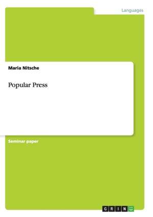 Popular Press de Maria Nitsche