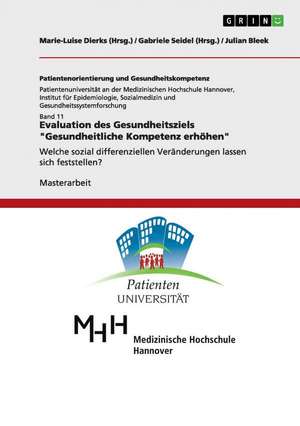 Evaluation des Gesundheitsziels "Gesundheitliche Kompetenz erhöhen" de Julian Bleek