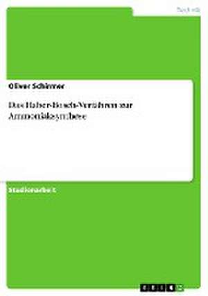 Das Haber-Bosch-Verfahren zur Ammoniaksynthese de Oliver Schirmer