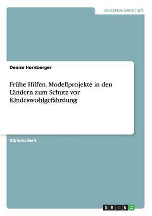 Frühe Hilfen. Modellprojekte in den Ländern zum Schutz vor Kindeswohlgefährdung de Denise Hornberger