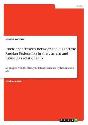 Interdependencies between the EU and the Russian Federation in the current and future gas relationship de Joseph Ammer