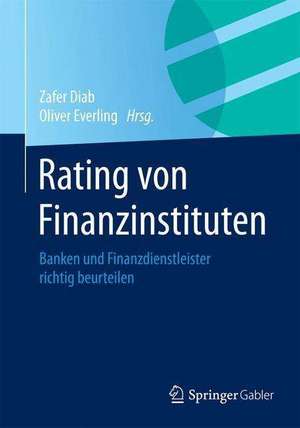 Rating von Finanzinstituten: Banken und Finanzdienstleister richtig beurteilen de Zafer Diab