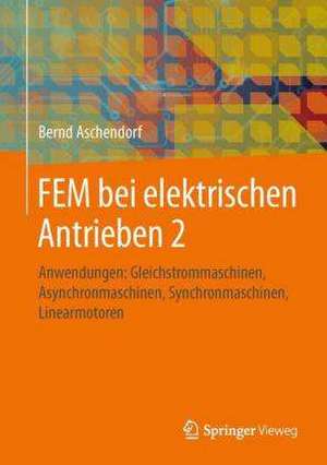 FEM bei elektrischen Antrieben 2: Anwendungen: Gleichstrommaschinen, Asynchronmaschinen, Synchronmaschinen, Linearmotoren de Bernd Aschendorf