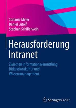 Herausforderung Intranet: Zwischen Informationsvermittlung, Diskussionskultur und Wissensmanagement de Stefanie Meier