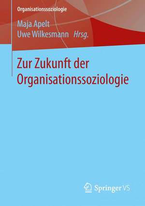 Zur Zukunft der Organisationssoziologie de Maja Apelt