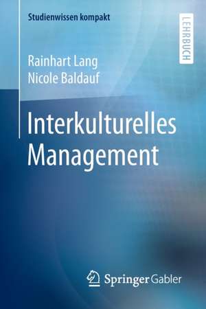 Interkulturelles Management de Rainhart Lang