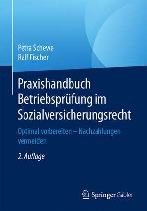 Praxishandbuch Betriebsprüfung im Sozialversicherungsrecht: Optimal vorbereiten – Nachzahlungen vermeiden de Petra Schewe