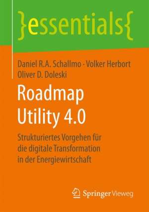 Roadmap Utility 4.0: Strukturiertes Vorgehen für die digitale Transformation in der Energiewirtschaft de Daniel R.A. Schallmo