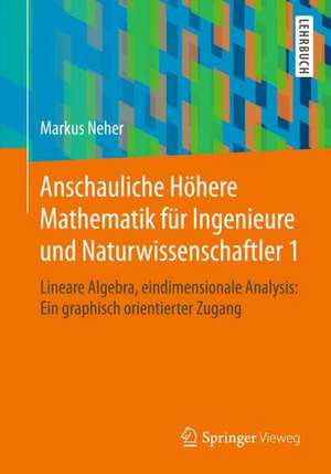 Anschauliche Höhere Mathematik für Ingenieure und Naturwissenschaftler 1: Lineare Algebra, eindimensionale Analysis: Ein graphisch orientierter Zugang de Markus Neher