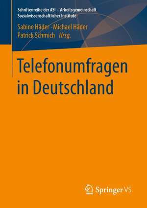 Telefonumfragen in Deutschland de Sabine Häder