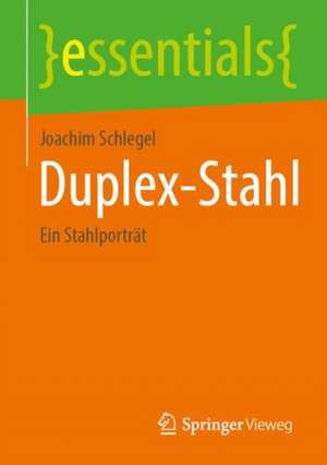 Duplex-Stahl: Ein Stahlporträt de Joachim Schlegel