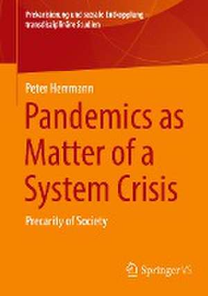 Pandemics as Matter of a System Crisis: Precarity of Society de Peter Herrmann