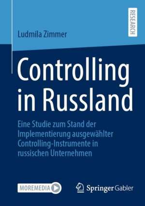 Controlling in Russland de Ludmila Zimmer