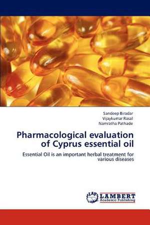 Pharmacological evaluation of Cyprus essential oil de Sandeep Biradar