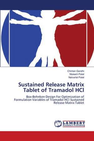 Sustained Release Matrix Tablet of Tramadol HCl de Chintan Gandhi