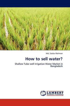 How to sell water? de Rahman Md. Saidur