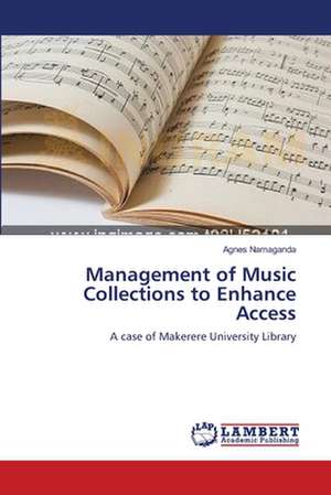 Management of Music Collections to Enhance Access de Agnes Namaganda