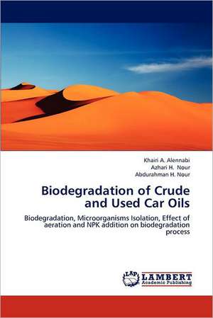 Biodegradation of Crude and Used Car Oils de Khairi A. Alennabi