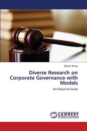 Diverse Research on Corporate Governance with Models de Manish Dhote