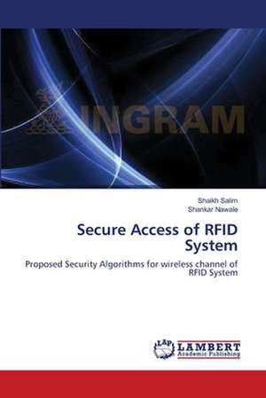 Secure Access of RFID System de Shaikh Salim