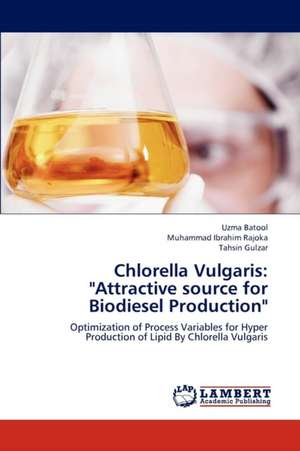 Chlorella Vulgaris: "Attractive source for Biodiesel Production" de Batool Uzma