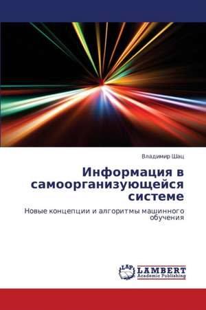 Informatsiya v samoorganizuyushcheysya sisteme de Shats Vladimir