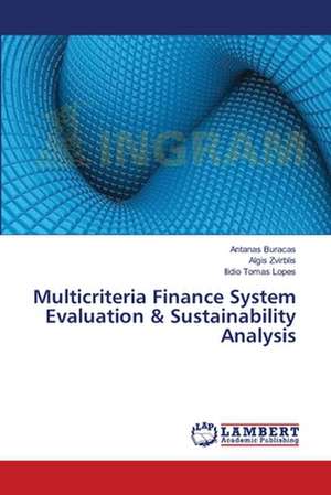 Multicriteria Finance System Evaluation & Sustainability Analysis de Buracas Antanas