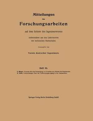 Mittteilungen über Forschungsarbeiten auf dem Gebiete des Ingenieurwesens: insbesondere aus den Laboratorien der technischen Hochschulen de Paul Rieppel