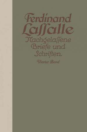 Lassalles Briefwechsel mit Gräfin Sophie von Hatƶfeldt de Ferdinand Lassalle