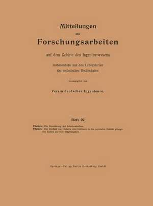 Die Berechnung der Scheibenkolben. Der Einfluß von Löchern oder Schlitzen in der neutralen Schicht gebogener Balken auf ihre Tragfähigkeit de Carl Pfleiderer