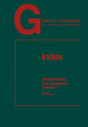 Index: Formula Index de Rainer Bohrer