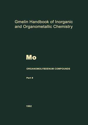 Mo Organomolybdenum Compounds de Hans Schumann