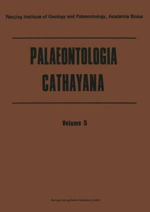 Palaeontologia Cathayana de Zengquan Li