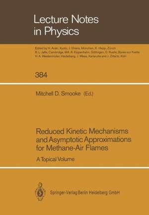 Reduced Kinetic Mechanisms and Asymptotic Approximations for Methane-Air Flames: A Topical Volume de Mitchell D. Smooke