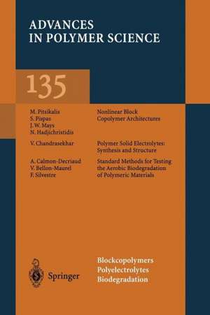 Blockcopolymers, Polyelectrolytes, Biodegradation de V. Bellon-Maurel