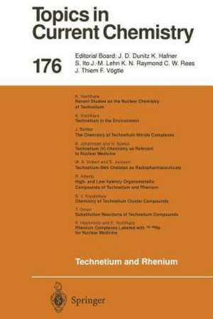 Technetium and Rhenium: Their Chemistry and Its Applications de Kenji Yoshihara