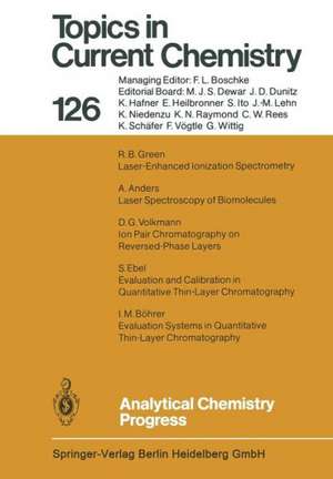 Analytical Chemistry Progress de A. Anders