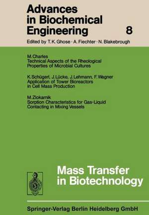 Advances in Biochemical Engineering de Prof. Dr. T. K. Ghose