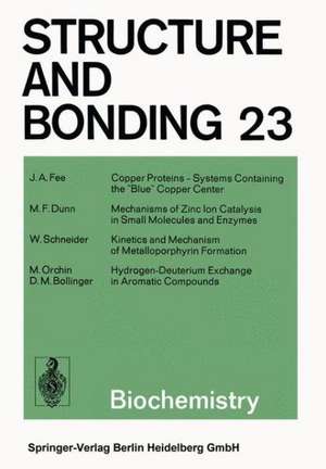 Biochemistry de J. A. Fee