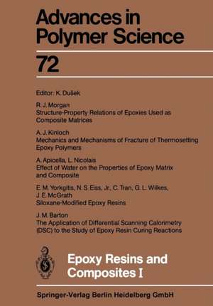 Epoxy Resins and Composites I de K. Dusek