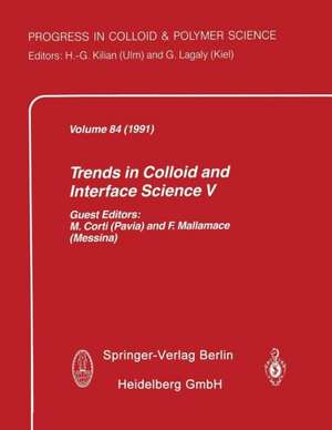 Trends in Colloid and Interface Science V de M. Corti