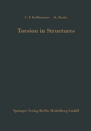 Torsion in Structures: An Engineering Approach de B.G. Johnston