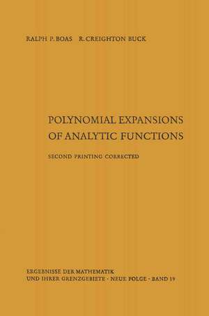 Polynomial expansions of analytic functions de Ralph P. Boas