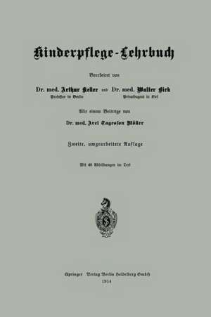 Kinderpflege — Lehrbuch de Arthur Keller