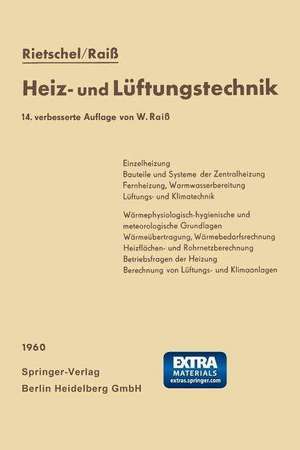 H. Rietschels Lehrbuch der Heiz- und Lüftungstechnik de Hermann Rietschel