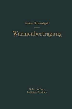 Die Grundgesetze der Wärmeübertragung de Heinrich Gröber