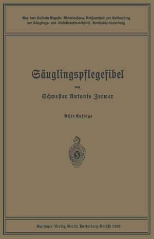 Zerwer, A: Säuglingspflegefibel