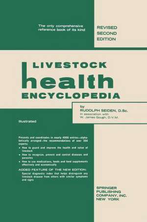 Livestock Health Encyclopedia de Rudolph Seiden