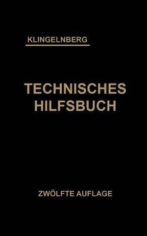 Klingelnberg Technisches Hilfsbuch de W. Ferdinand Klingelnberg