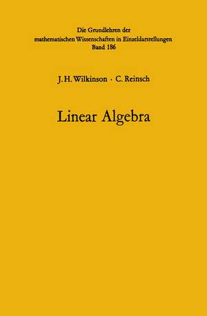 Linear Algebra de John HENRY WILKINSON